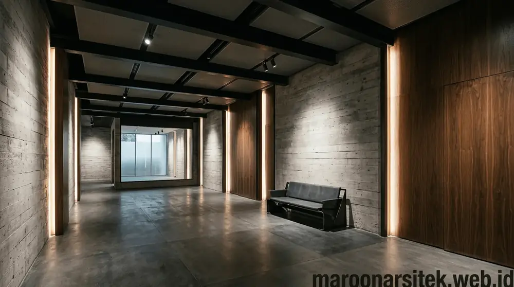Ruang Santai & Keluarga Modern Kontemporer — Maroon Arsitek